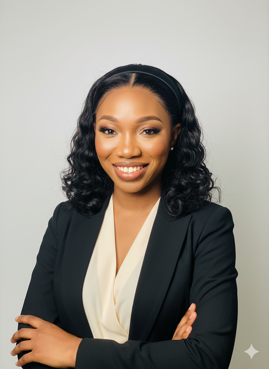 Portrait of Joy Eze, CEO